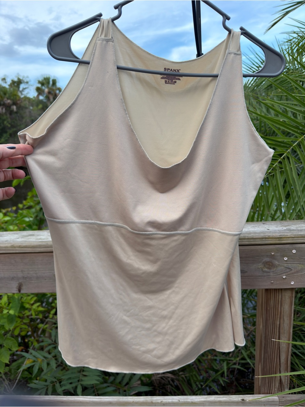 SPANX Tank Top in Nude Beige
